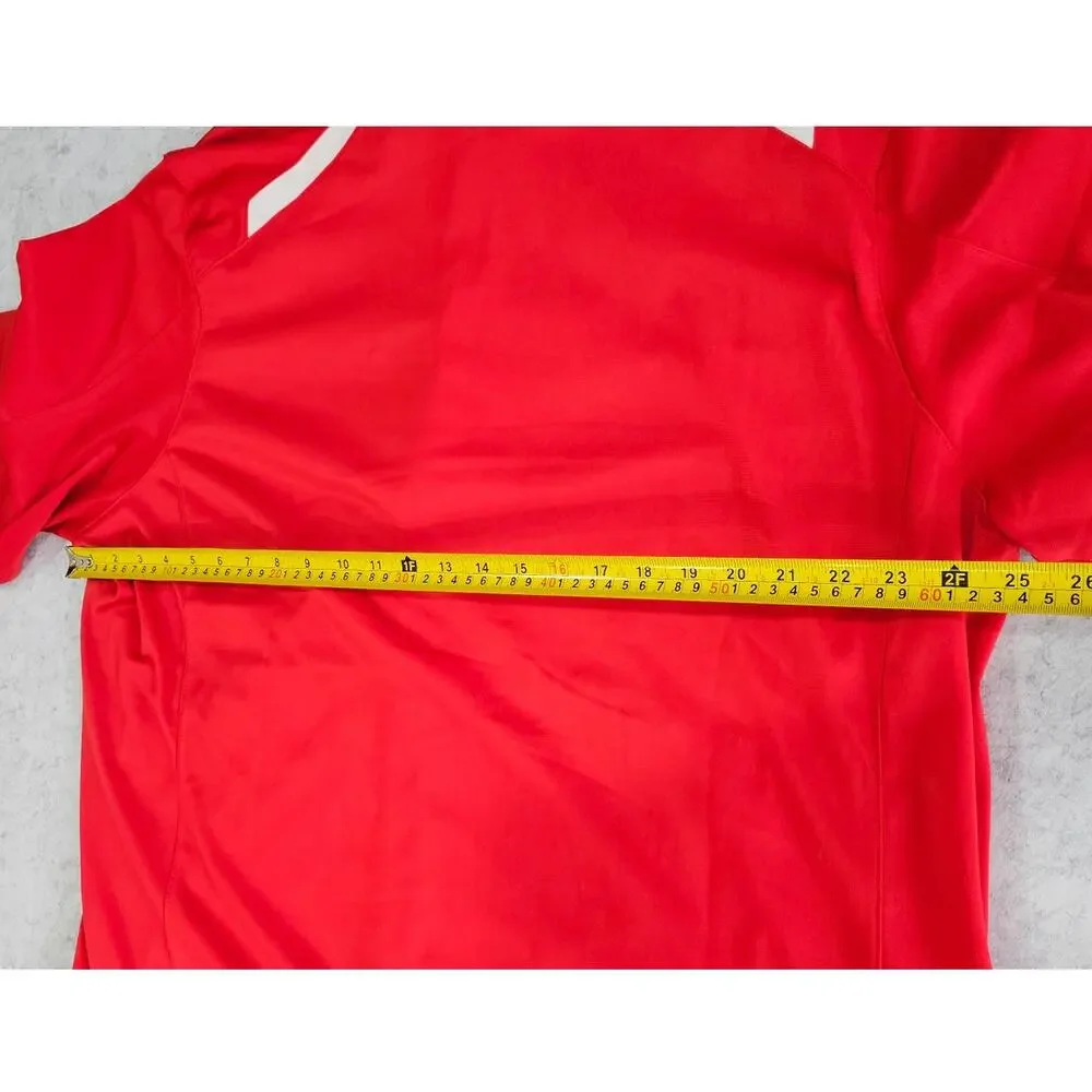 Nike Team Overtime Jacket Red Full-Zip Track Training Sports Jacket. Mens Sz XL